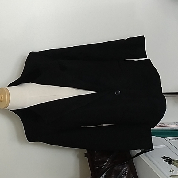 Vintage Dumas 100% pure wool black bla,er jacket - Picture 1 of 5